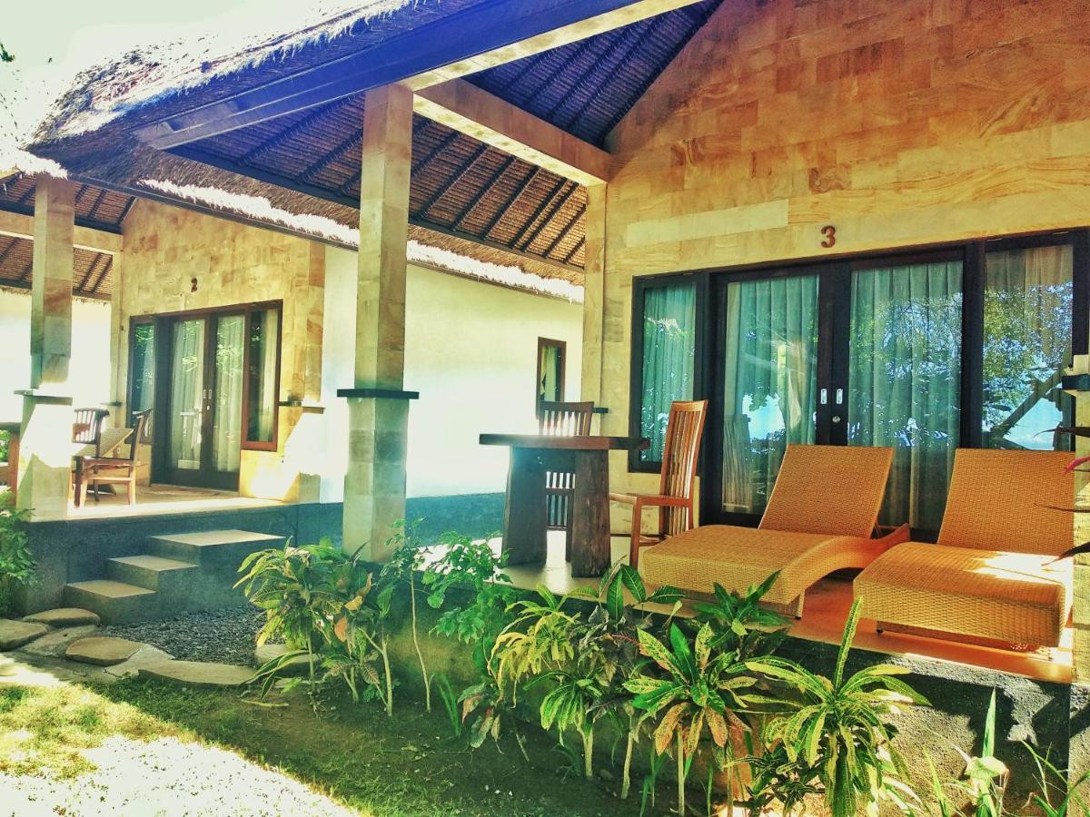 Jemeluk Beach Bungalows Амед Экстерьер фото